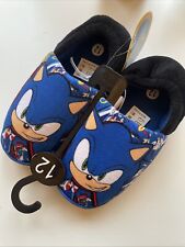 Sonic The Hedgehog Slippers 12 Infant BNWT From TU