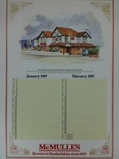 Pub Calendar McMullen Vintage