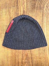 Vintage Prada Red Tab Beanie