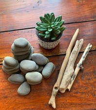 1Kilo of flat pebbles suitable for mosaic Painting Stone Smooth  beach Pebbles