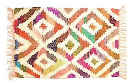 Rag rug shared earth diamonds - rag,