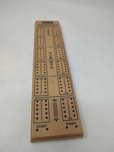 Vintage plastic hoyle cribbage - plastic,