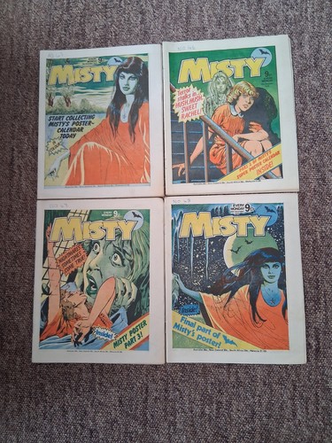 Vintage misty comic issues - vintage,