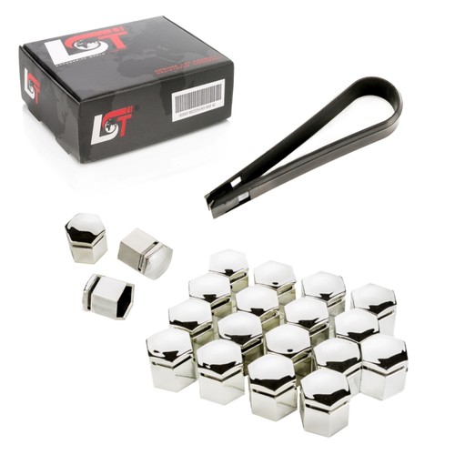 20x wheel nut - caps, chrome