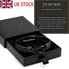 To My Man Bracelet Bangle Mens