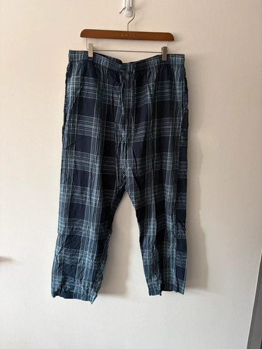 Men navy check lounge - tu,