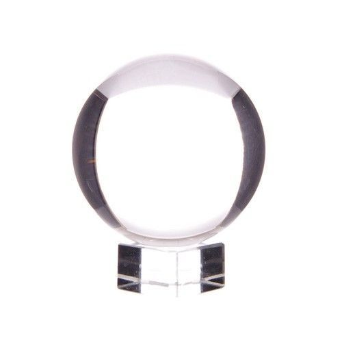 Crystal ball stand 50mm - crystal,