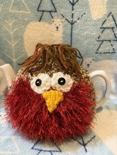 NEW HAND KNITTED ROBIN TEA