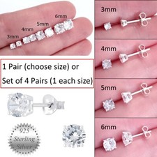 1 or 4 Pairs | 925 Sterling