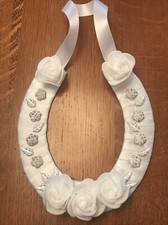 Handcrafted Wedding Lucky Horseshoe For Brides / Anniversaries , With Gift Bag