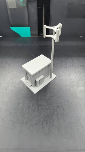 Gauge gsm radio tower - radio, 3d