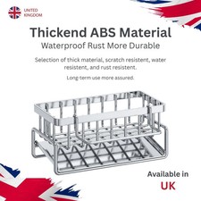 Stainless Steel Kitchen Sink Caddy Sponge Holder Drain Rack Dishcloth Organiser