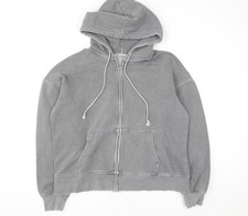 ZARA Womens Grey Full Zip