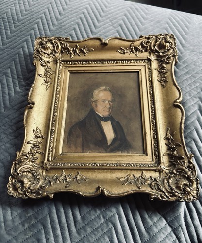 Antique picture ornate gold - picture,