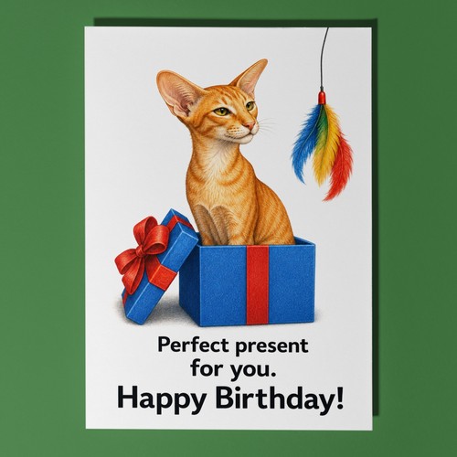 Oriental cat personalised - oriental,
