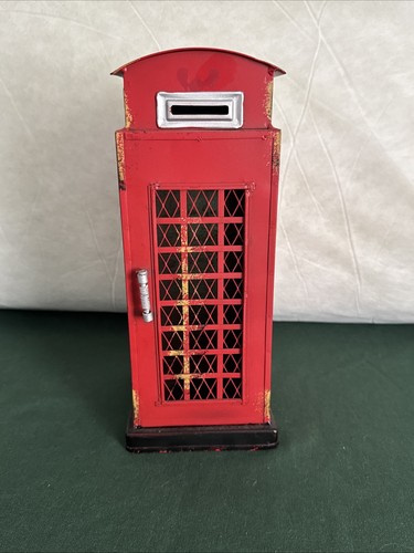 Vintage red london telephone - red,