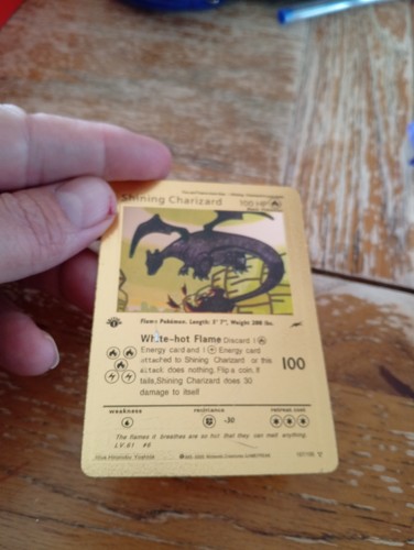 Shining charizard 107 - 107/105, neo