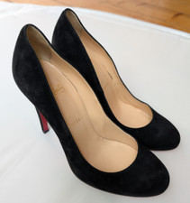 Christian Louboutin Ron Ron Veau Velours 100mm 39.5/6.5UK - worn twice! 
