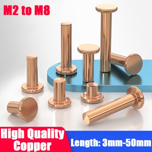 Copper rivets flat head rivet - copper,