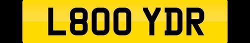 Private number plate lloyd - private, r