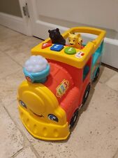 VINTAGE VTECH 2005 ANIMAL ALPHABET TRAIN WITH LIGHTS & SOUNDS