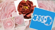 Plastic Flower Large Peony Cutter 4 piece Set Cake Fondant Sugar Craft Tool