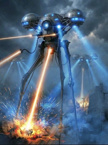 War the worlds tripods on - war,