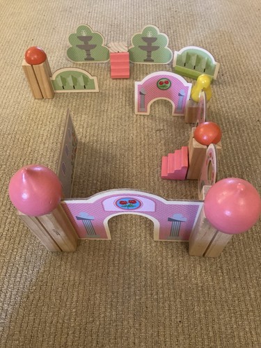 Girls toy wooden - wooden, palace