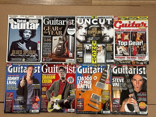 21x guitar magazines job - guitar, lot