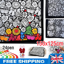 DIY Coloring Blanket with
