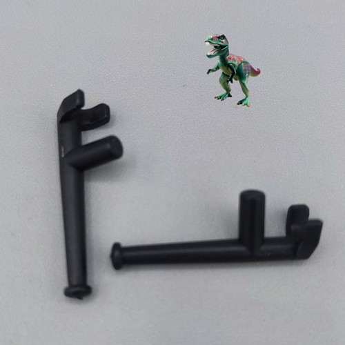 Playmobil small black - , crutches