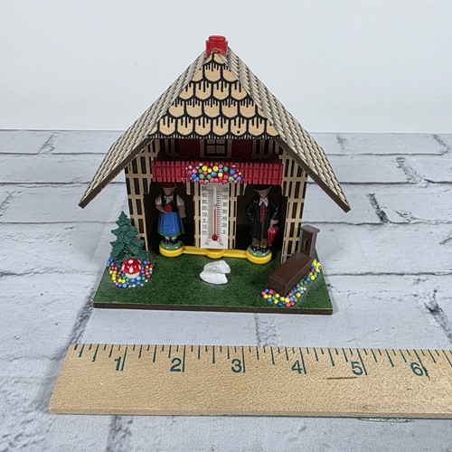 Vintage german weather house - vintage,