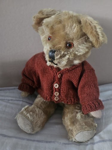 Vintage mohair old teddy bear - vintage,