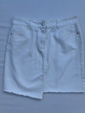Next White Denim Mini Skirt
