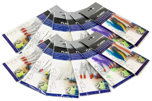 10x packs fladen - 10x, assorted