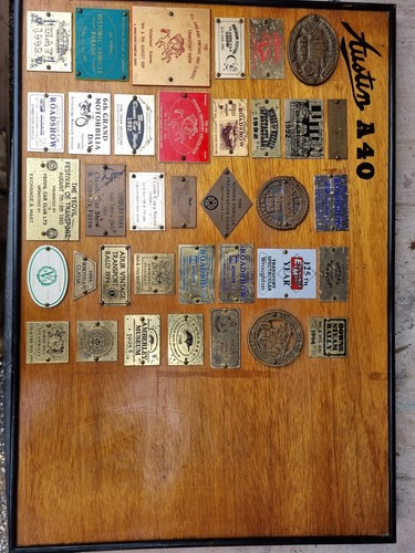 Framed display british motor - display,