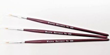 Synthetic Sable Paint Brushes