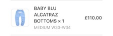 Corteiz Baby Blu Alcatraz Bottoms