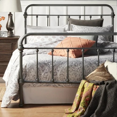 Antique style iron bed frame - iron,