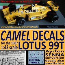 LOTUS 99T CAMEL 1987 + Senna