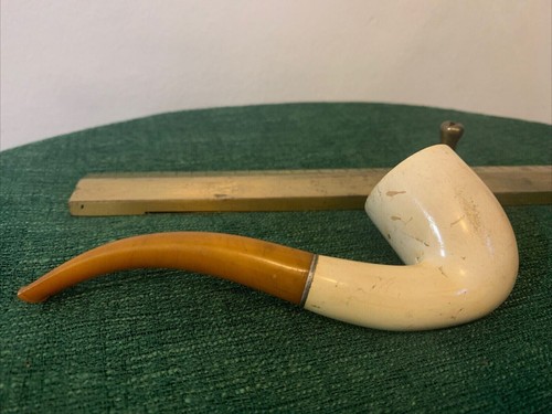 Meerschaum smooth bent - meerschaum,