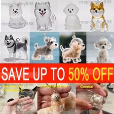 Dog Cat Hair Storage Box Keychain Hanging Puppy Pet Hair Pendants Keyring DIY