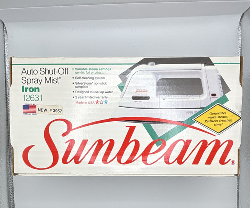 Sunbeam 12631 steam iron - sunbeam,