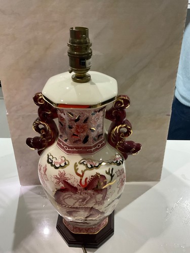 Masons ironstone dragon vase - masons,