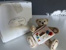 Teddy Bear Figurine 1st Birthday 
