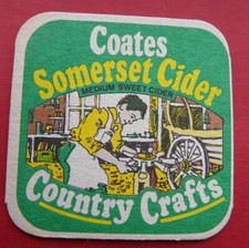 Coates Somerset Cider Beer Mat