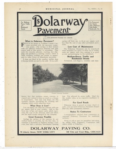 1912 dolarway paving of - dolarway,