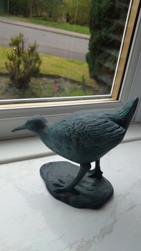 Resin blue bird - resin, indoor/outdoor