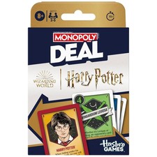 Monopoly Deal Harry Potter Card Game 2 to 5 Players 15 mins Travel Size