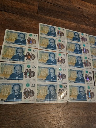 Pound note notes in - aa,